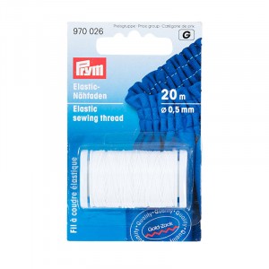 FILO DA CUCIRE ELASTICO BIANCO 20 M D.0,5 PRYM