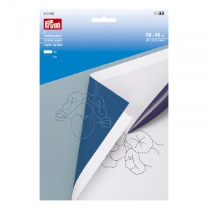 CARTA TRAFERIBILE 56 X 40 CM BIANCO E BLU 2 PZ PRYM