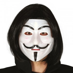 MASCHERA INDIGNATO ANONYMOUS V PER VENDETTA