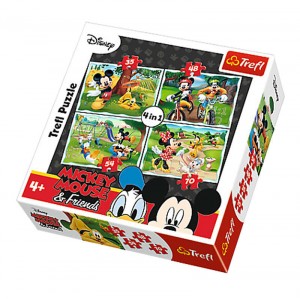 PUZZLE 4 IN 1 DISNEY CLASSICI