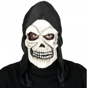 MASCHERA TESCHIO CON CAPPUCCIO PVC