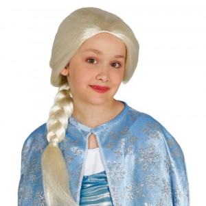 PARRUCCA PRINCIPESSA FROZEN BAMBINA