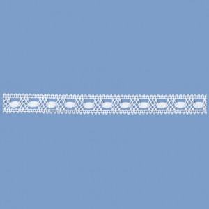 MERLETTO INCASSO COTONE 14 MM ECRU 10 METRI