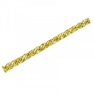 CORDONE 3 CAPI LUREX 3.5 MM 25 METRI COLORE ORO