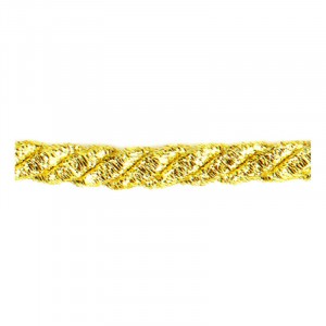 CORDONE 3 CAPI LUREX 7,5 MM 25 METRI COLORE ORO