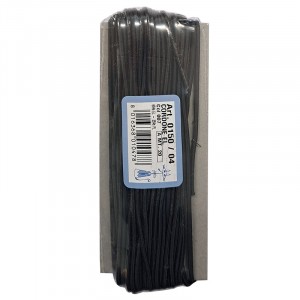 CORDONE ELASTICO 3 MM 20 METRI COLORE NERO