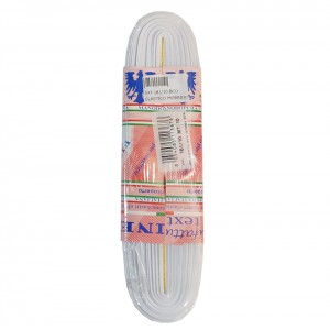 ELASTICO MORBIDO PER SLIP 10 MM 10 METRI COLORE BIANCO