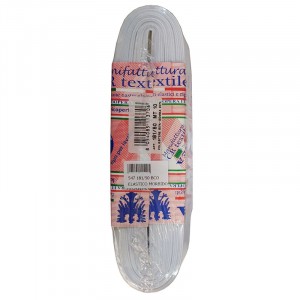 ELASTICO MORBIDO PER INDUMENTI 50 MM 10 METRI COLORE BIANCO