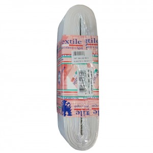 ELASTICO MORBIDO PER INDUMENTI 60 MM 10 METRI COLORE BIANCO