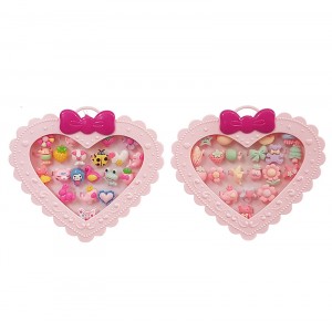 SET COFANETTO CON 20 ANELLINI 2 MODELLI