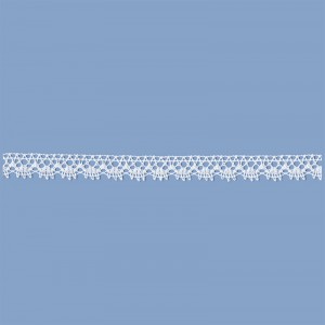 MERLETTO COTONE 12 MM ECRU'10 METRI