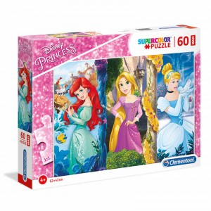 PUZZLE 60 MAXI PRINCESS CLEMENTONI