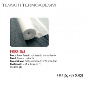 FRISELINA TNT TERMOADESIVO 5 METRI BIANCO