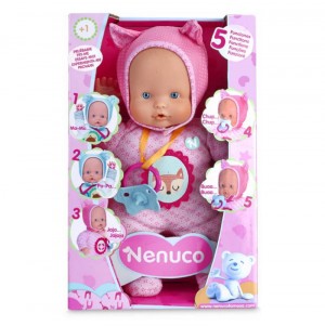 NENUCO SOFT BABY 5 FUNZIONI ROSA 30 CM FAMOSA