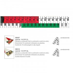METRI SARTI SPECIAL CON STECCA DI PLASTICA DIV. CLIP