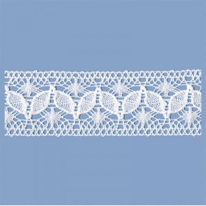 MERLETTO INCASSO COTONE 49 MM BIANCO 10 METRI