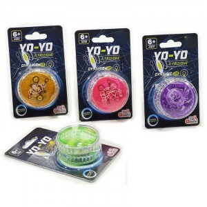 GIOCO YO-YO CON LUCE 4 ASS