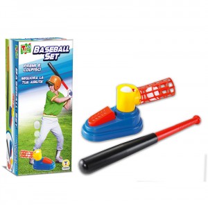 SET BASEBALL C/LANCIATORE MAZZA E PALLINE