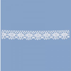 MERLETTO COTONE 20 MM BIANCO 20 METRI