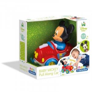 BABY MICKEY PULL ALONG CAR CLEMENTONI