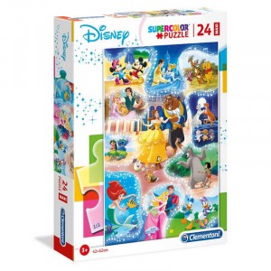 PUZZLE 24 MAXI DISNEY  DANCE TIME CLEMENTONI