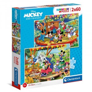 PUZZLE 2X60 MICKEY AND FRIENDS CLEMENTONI