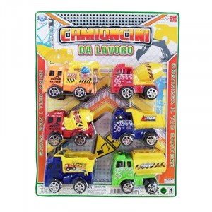 BLISTER 6 CAMIONCINI DA LAVORO