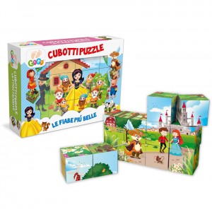 CUBOTTI PUZZLE FIABE ITALIANE 12 PZ