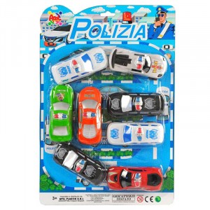 BLISTER 8 PZ AUTO POLIZIA