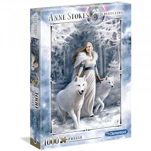 PUZZLE 1000 ANNE STROKES WINTER GUARDIANS CLEMENTONI