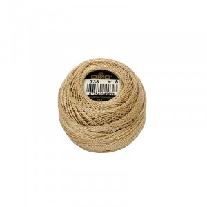 PERLE' COTON 80 MT TITOLO 8 1 GOMITOLO COLORE 738