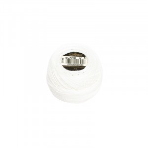 PERLE' COTON 80 MT TITOLO 8 1 GOMITOLO COLORE BLANC