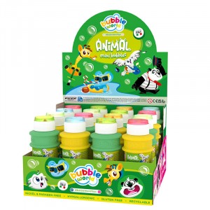 MAXI BOLLE GIOCO ANIMALS 175ML ESPOSITORE 16 PZ