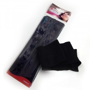 FASCIA ELASTICA COTONE 6 CM NERA CON CAVALLOTTO