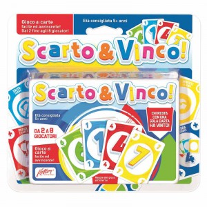 GIOCO CARTE SCARTO & VINCO IN BLISTER