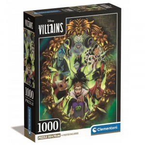 PUZZLE 1000 HQC VILLAINS CLEMENTONI