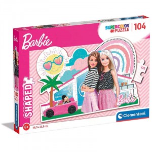 PUZZLE 104 SHAPED BARBIE CLEMENTONI