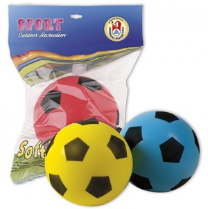 PALLONE SOFT PALLA DI SPUGNA D. 19,4 CM