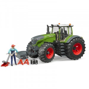 TRATTORE FENDT 1050 VARIO CON MECCANICO E ATTREZZI BRUDER