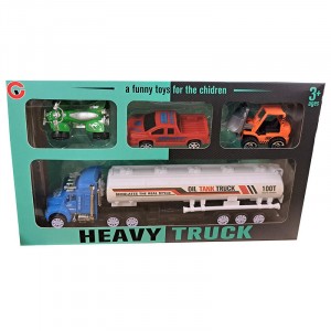 CAMION CISTERNA E 3 MEZZI DI TRASPORTO HEAVY TRUCK