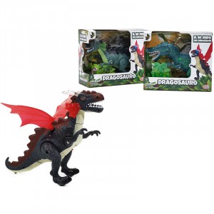 MONDO DINOS-DRAGOSAURO B/O LU/SUO/MOV 3A 33 CM