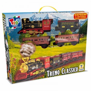 PISTA TRENO CLASSICO CON VAPORE LUCI E SUONI 177 CM