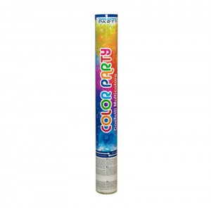 TUBO SPARACORIANDOLI 60 CM MULTICOLORE