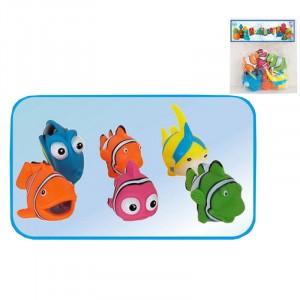 BUSTA 6 PESCIONI CARTOON BABY