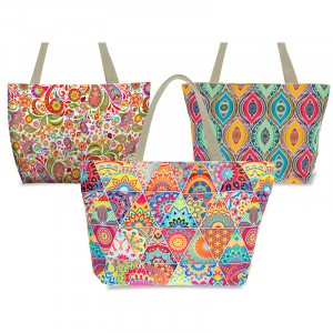 BORSA MARE C/TASCA INTERNA 3COL.