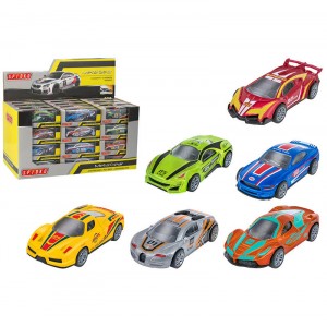 AUTO METALLO 1:43 RETROCARICA 12 ASS
