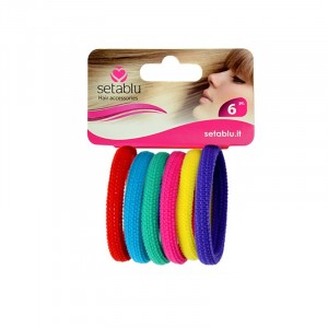 ELASTICO MARY 6 PZ COL VARI CON CAVALLOTTO