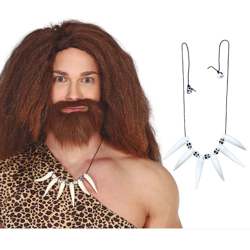 COLLANA CAVERNICOLO CON DENTI