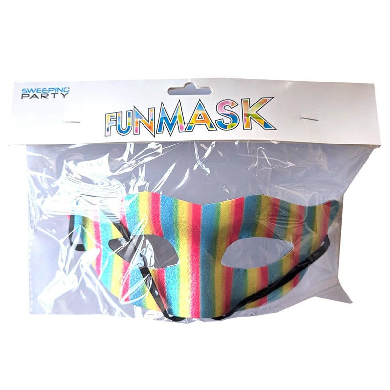 MASCHERINA RIGHE MULTICOLORE