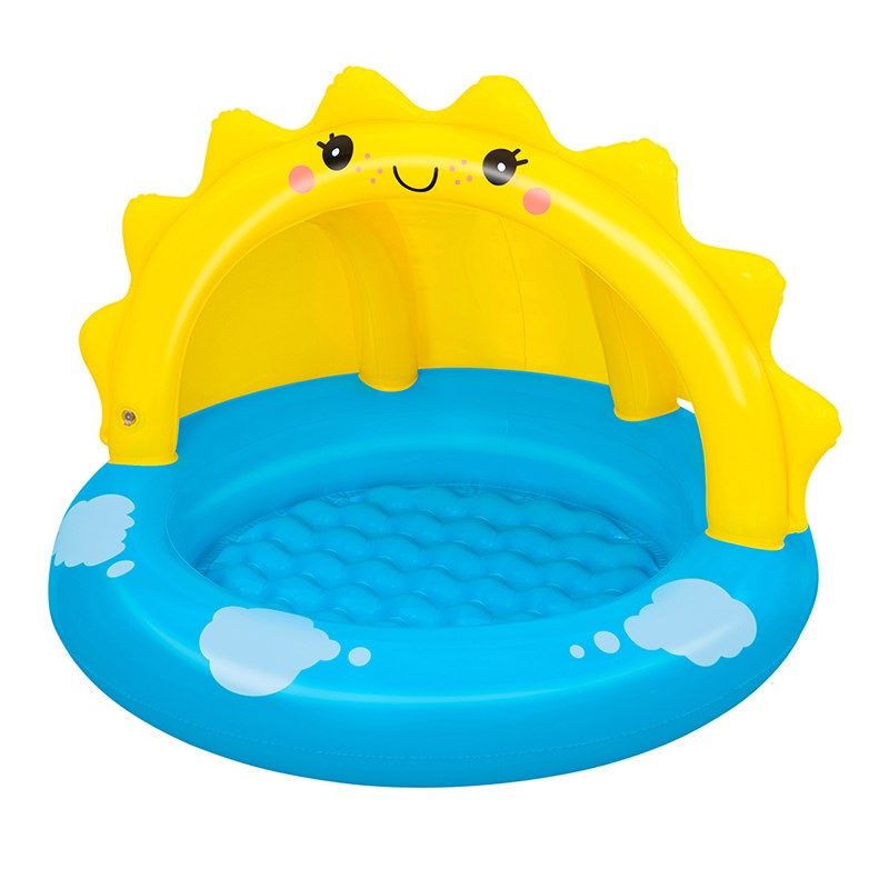PISCINA SUNNY DAYS FONDO GONFIABILE E COPERTURA CM 101X97X71